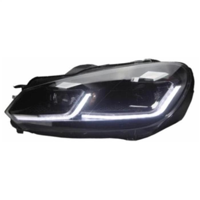 Volkswagen Golf 6 Ön Far Seti J Dizayn CROME (2008-2013) LED TAİWAN